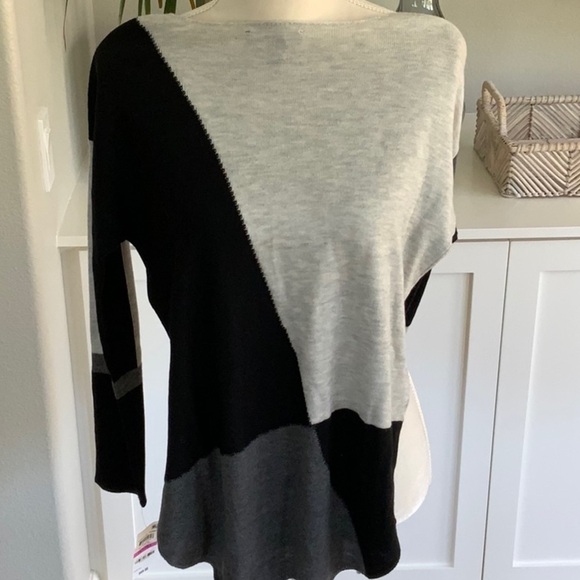 INC SHIRTTAIL TUNIC SWEATER. PP - Picture 2 of 3